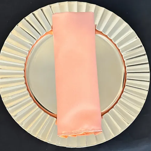Peach Premier Polyester Napkins