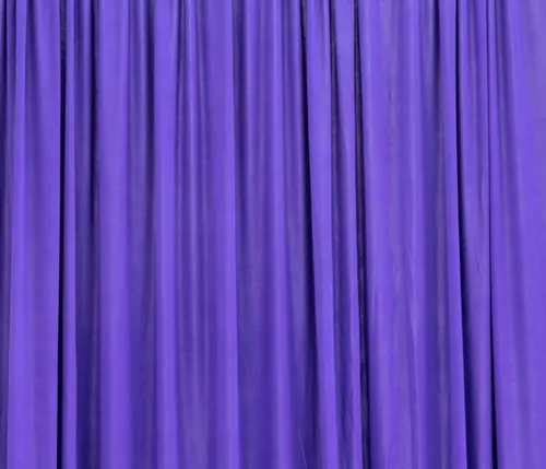 Purple Spandex Stretch Drape Curtains