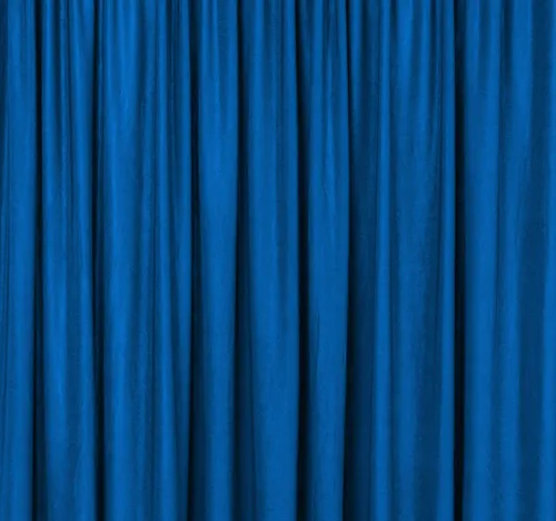 Royal Blue Spandex Stretch Drape Curtains 