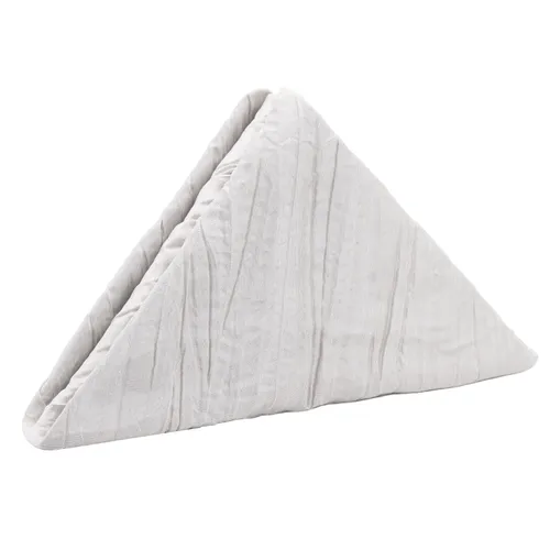 White Crinkle Taffeta Napkins