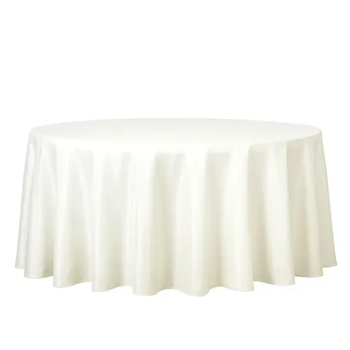 Table Cloth for 5 Foot Round Table (Ivory)