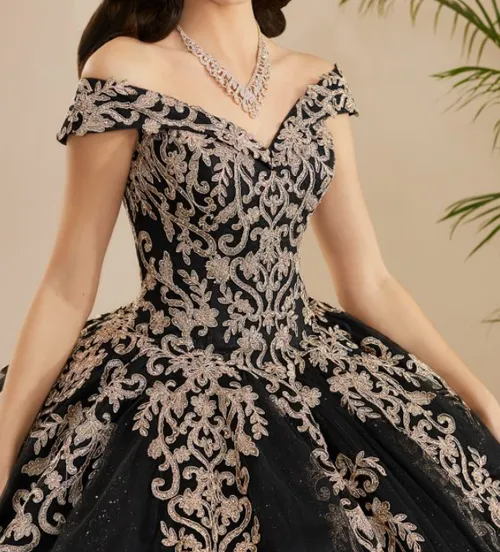 Black Quinceañera Dress