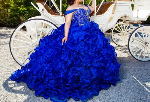 Royal Blue Quinceañera Dress