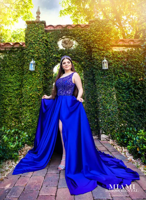 Royal Blue Glam Dress