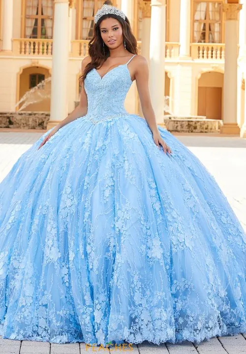 Light Blue Glimmer Quince Dress