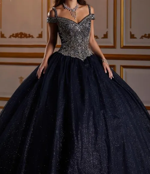 Quinceañera Black Dress
