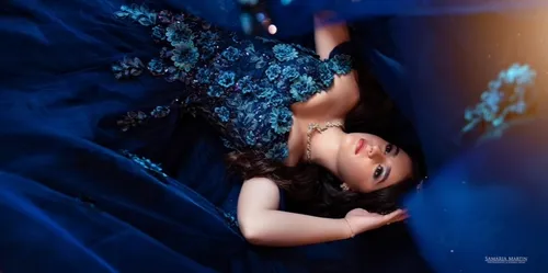 Quinceañera Dark Blue Dress