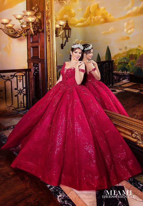 Elegant Quinceanera Red Dress
