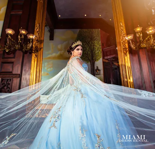 Light Blue Quinceanera Dress