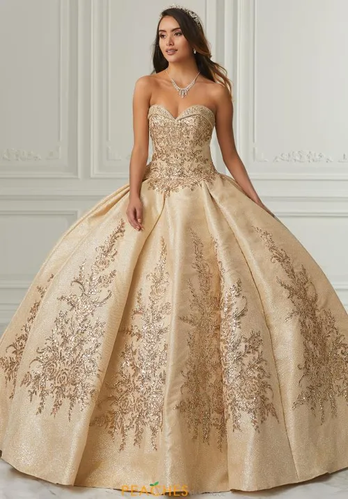Gold Quinceañera Dress 
