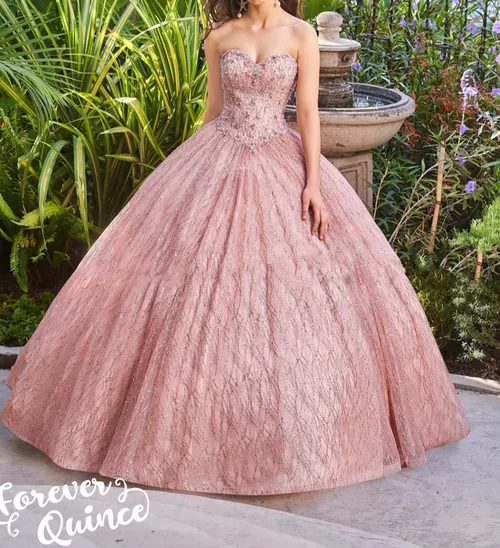 Quinceañera Rose Gold Dress