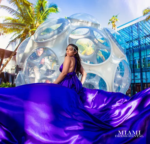 Flying Lola Dress Purple