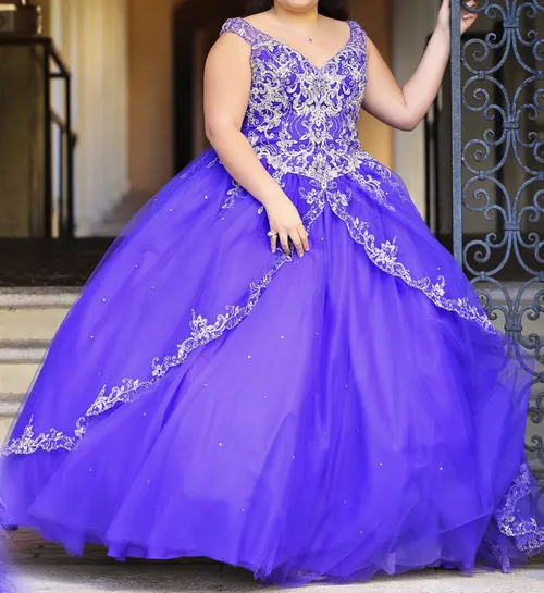 Quinceañera Purple Dress.  