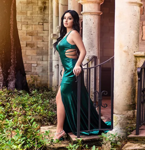 Emerald Glamour Dress