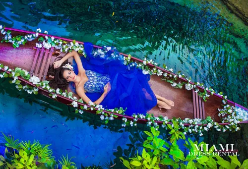 Quinceañera Royal Blue Dress 