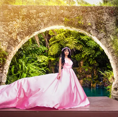 Flying Lola Dress Pink Petal