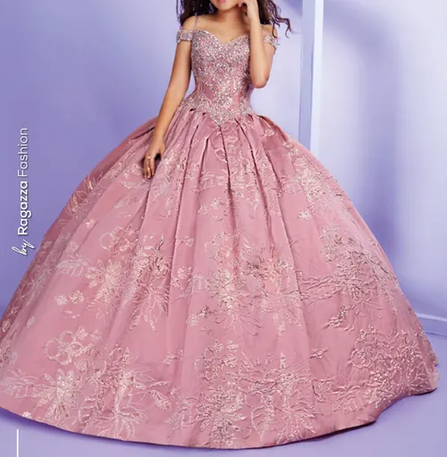 Quinceañera Pale Rose Dress