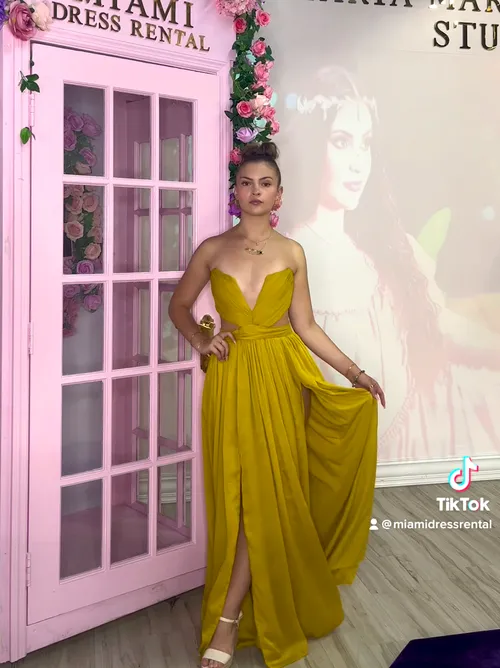 Mustard Strappy Dress