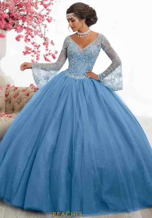 Blue Quinceañera Dress House of Wu