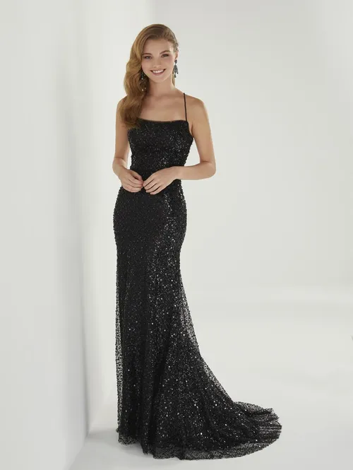 Red Sequin Glam Dress