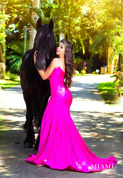 Jessica Angel Hot Pink Glamour Dress