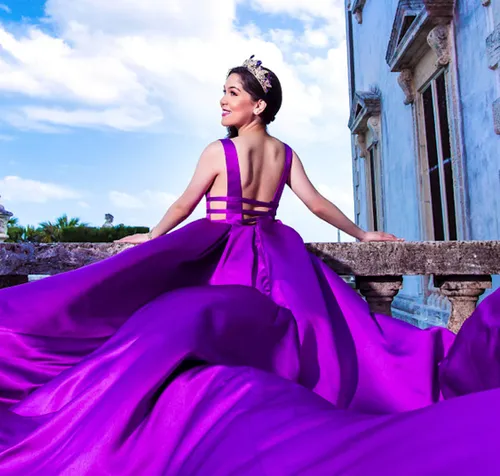 Purple Lili Flying Dress