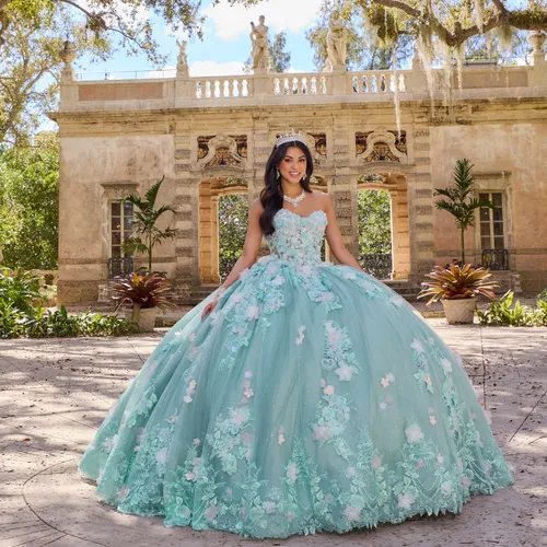 PR30133 Mint Quinceanera Dress by Princess by Ariana Vara 