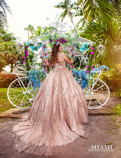 Ragazza Quinceanera Dress Rose Gold