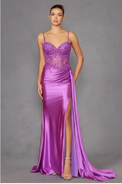 JT2535K Magenta Dress 