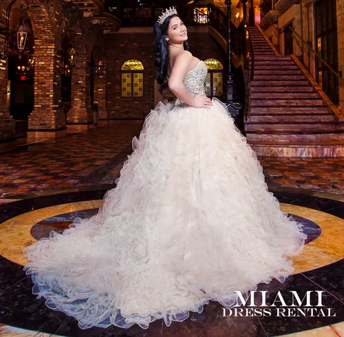 Quinceañera Champagne Dress