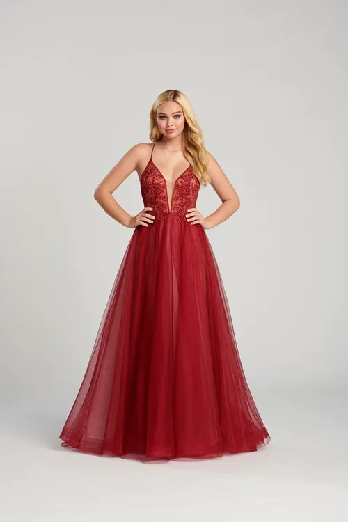 Wine Glamour Dress