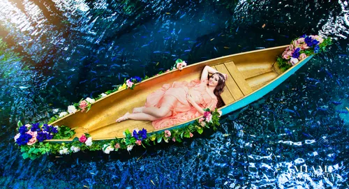 Peach 2-Piece Water Dress