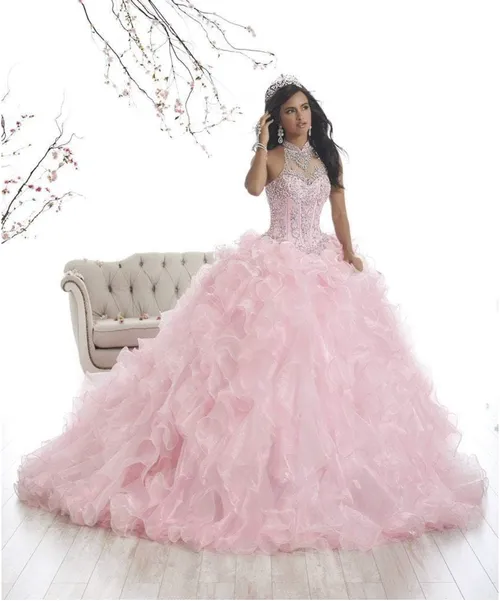 Quinceanera Collection Light Pink Dress