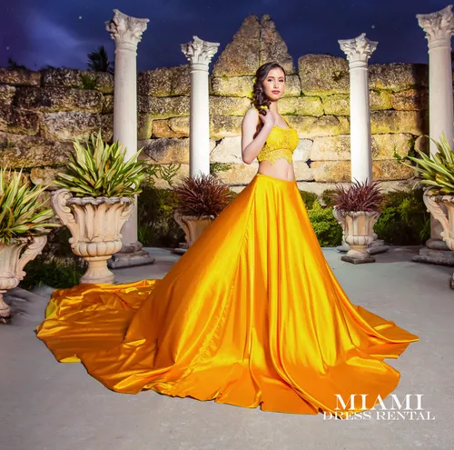 Flying 2-Piece Lola Dress Yellow