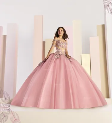 Quinceañera Dusty Pink Dress