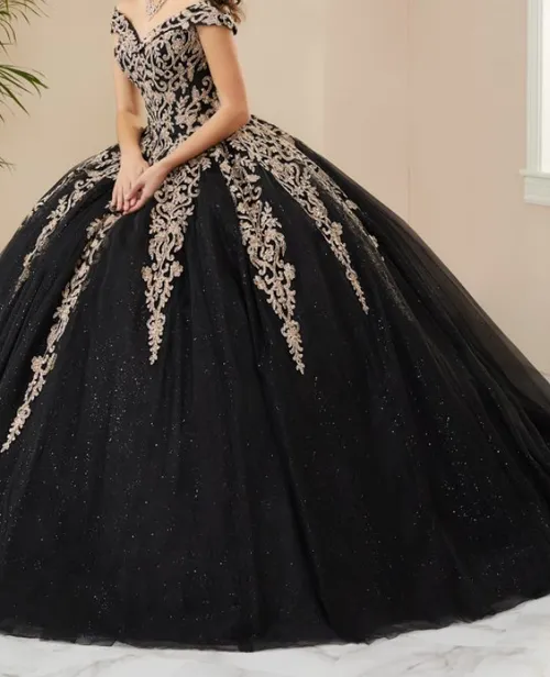 Black Quinceañera Dress