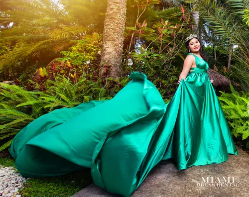 Green Flying Lola Dress