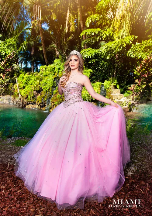 Quinceanera Pink Dress 