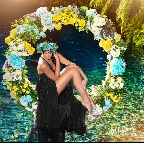 Black Simple Water Dress