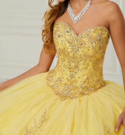 Yellow Quinceañera Dress