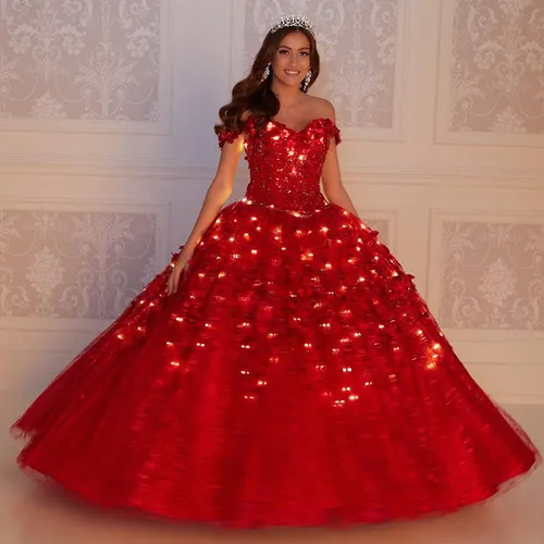 Red Princesa Dress
