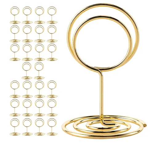 Place Card Holders (Set of 24) (Gold)