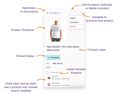 Duplicated product without variations