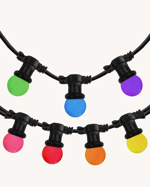 Guirlande guinguette multicolore - 10m