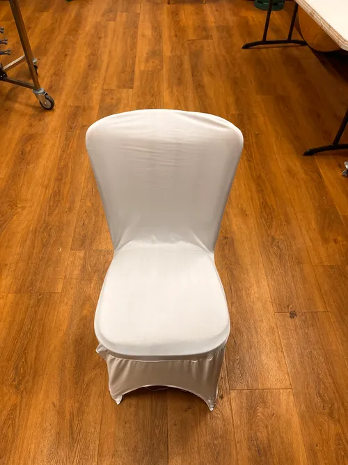 white chair cover