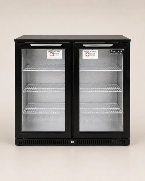 Arctica Double Door Bottle Fridge Hire | Wedding & Event Catering Hire Highlands
