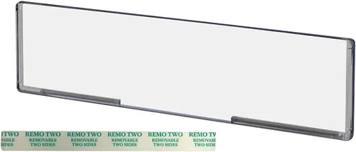 Rectang no lit plate