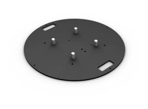 Embase lourde ø 800 mm pour séries M222/M290/M390 + demi-connecteurs