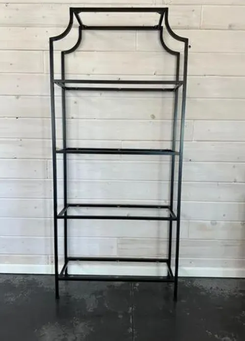 Black Shelf Display