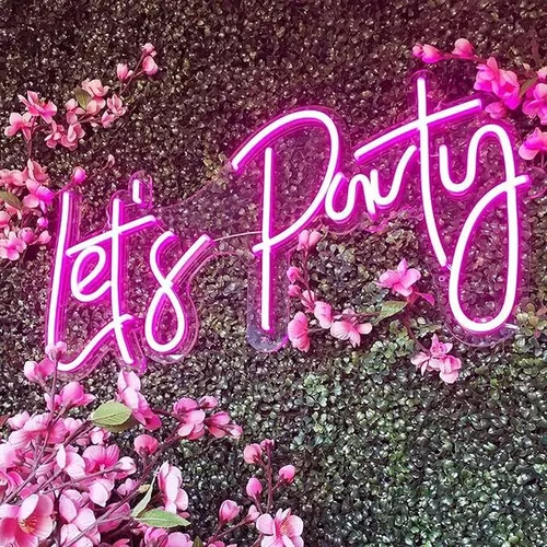 Lets Party - Neon Sign